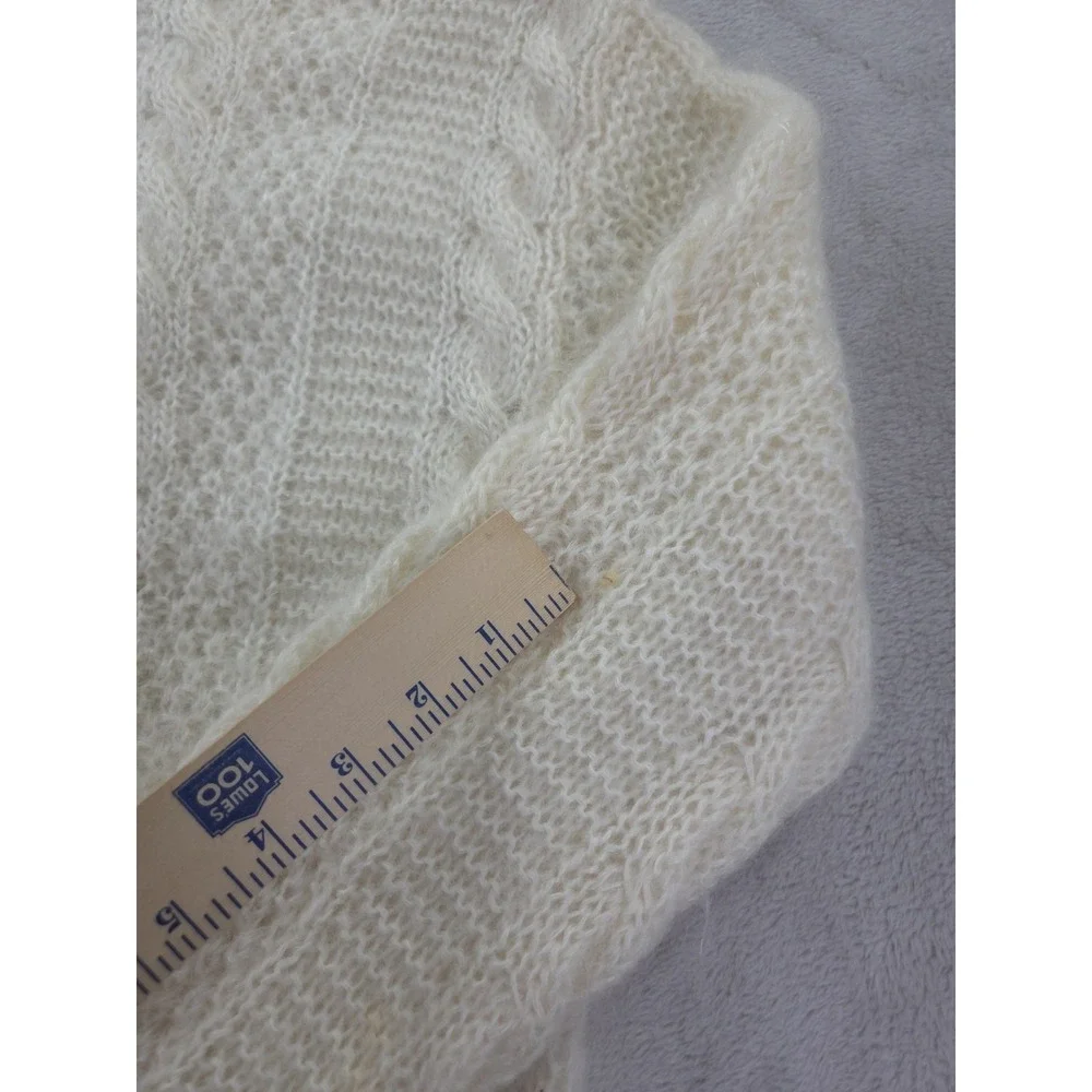 Vintage Colors of Benetton Mohair‎ Cardigan Sweater Womens XS Wool Button - Picture 9 of 10
